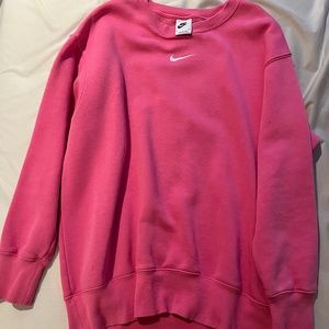 Nike hot pink sweatshirt